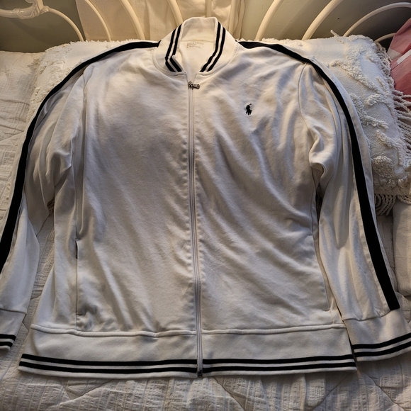 Polo Ralph Lauren bomber style cotton knit jacket - Picture 9 of 16